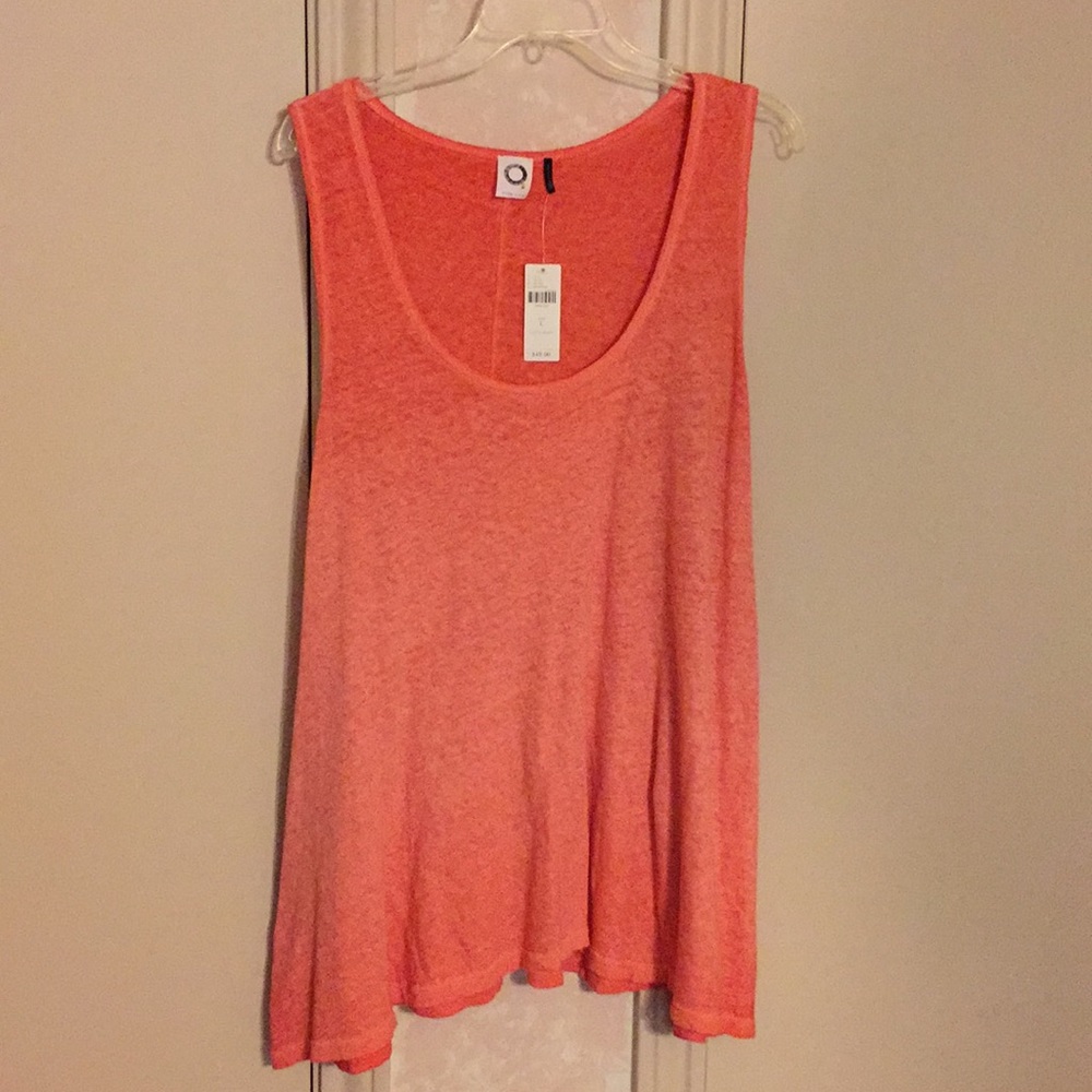 Anthropologie - Anemia + Kin size L orange top